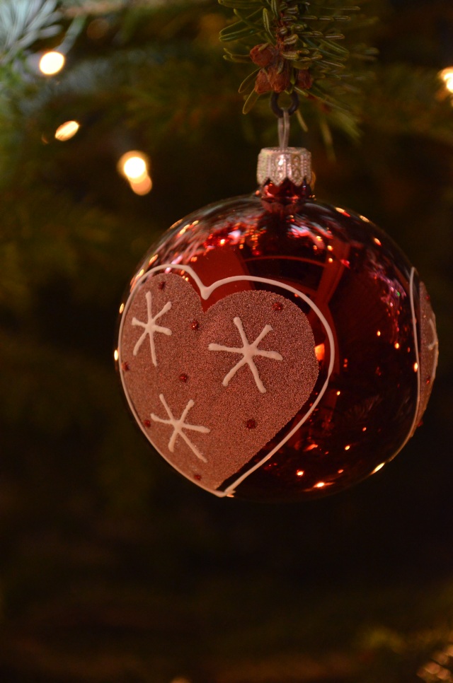 Heart in a German Christmas tree